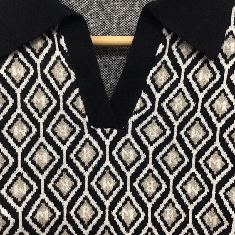 ムルーア MURUA ニット、セーター 半袖 012242601701 モノグラムニットポロ FREE 総柄 マルチカラー / マルチカラー /  レディース USED 古着 中古 10146783