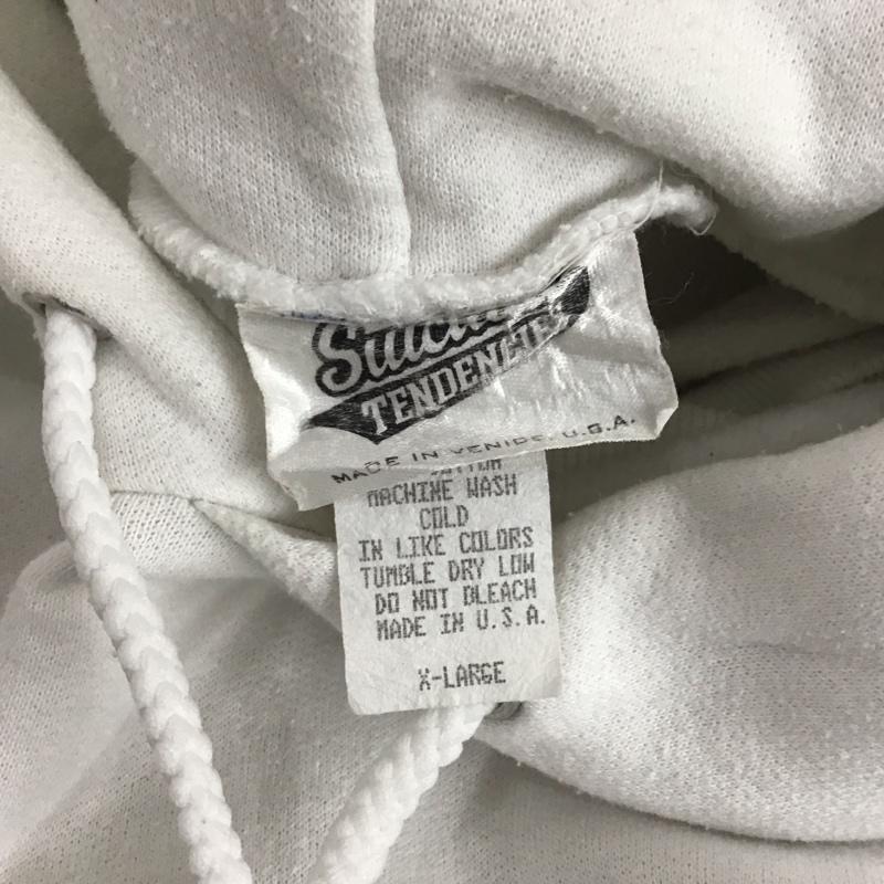 古着 USED パーカー 長袖 90s usa suicidaltendenies 長袖パーカー スウェット XL ロゴ、文字 白 / ホワイト /  メンズ USED 古着 中古 10119134