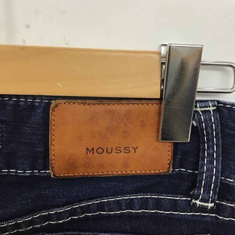 マウジー MOUSSY パンツ デニム、ジーンズ 0109ac12-1500-2 NYLONfitStraightSlim デニムパンツ ストレッチパンツ 無地 インディゴ / インディゴ /  レディース USED 古着 中古 10119051