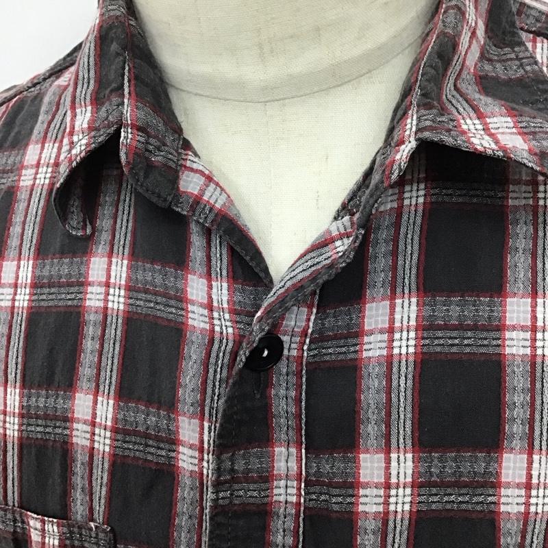フラットヘッド The Flat Head シャツ、ブラウス 半袖 半袖シャツ チェックシャツ カラーシャツ 38 チェック マルチカラー / マルチカラー /  メンズ USED 古着 中古 10125974