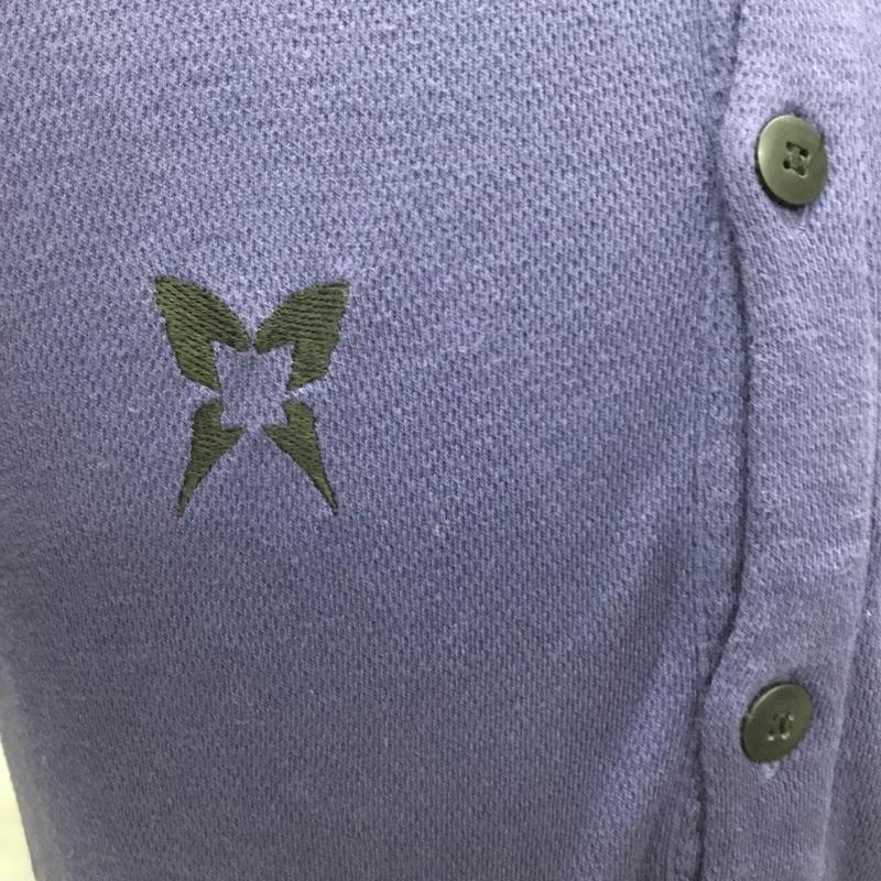 キリュウキリュウ kiryuyrik ポロシャツ 半袖 半袖ポロシャツ カラーシャツ 半袖カットソー S ロゴ、文字 紫 / パープル /  メンズ USED 古着 中古 10120706