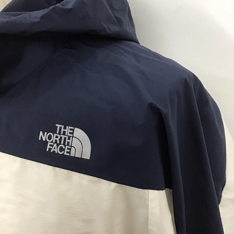 ザノースフェイス THE NORTH FACE ジャケット、上着 ジャンパー、ブルゾン NP21668 スワローテイルベントフーディー ジップアップジャケット ナイロンジャケット L ロゴ、文字 白 / ホワイト / X 紺 / ネイビー /  メンズ USED 古着 中古 10110417