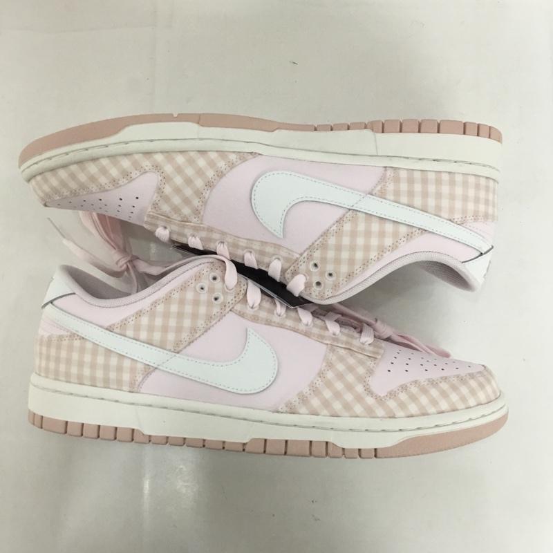 ナイキ NIKE スニーカー スニーカー FB9881-600 W DUNK LOW EWT 28.5cm 28.5cm チェック 桃 / ピンク /  メンズ USED 古着 中古 10124867