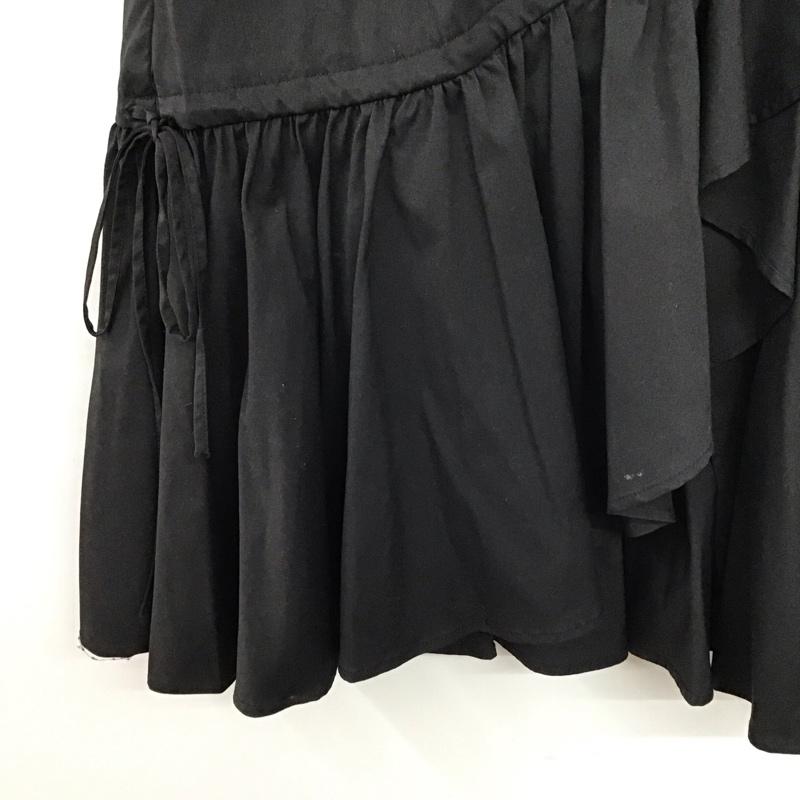 スライ SLY スカート ロングスカート 030eaz31-8120 ロングスカート フレアスカート 1 無地 黒 / ブラック /  レディース USED 古着 中古 10149570