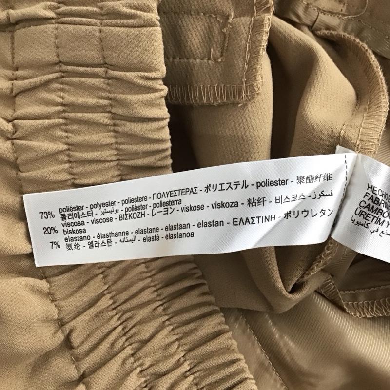 ザラ ZARA パンツ スラックス ワイドパンツ カジュアルパンツ ワークパンツ スラックス M 無地 ベージュ / ベージュ /  レディース USED 古着 中古 10124573