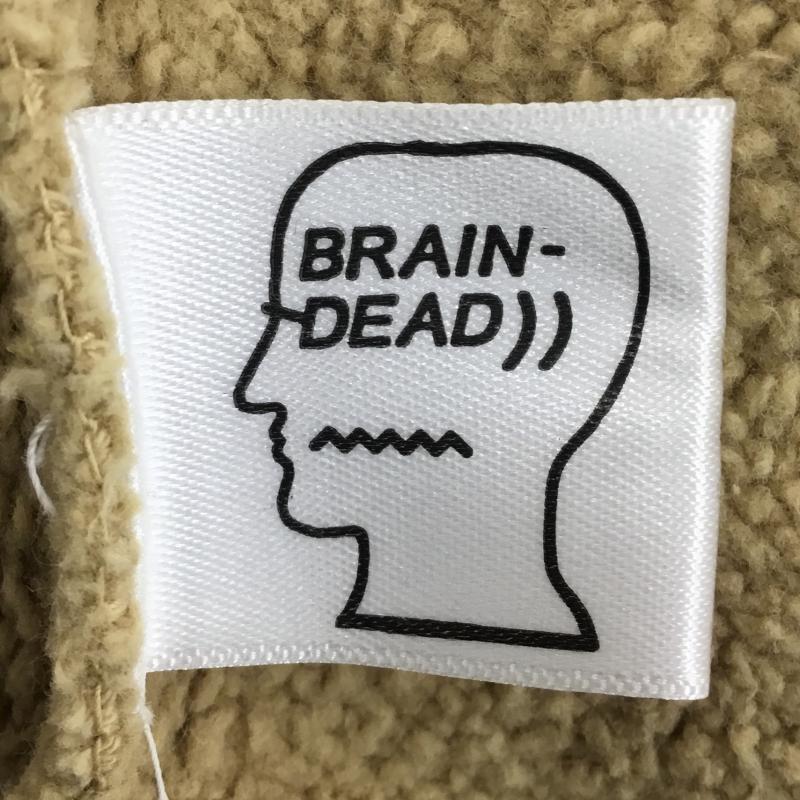 ブレインデット BRAIN DEAD パーカー 長袖 Braino Draino Hoodie Sweatshirt L プリント 茶 / ブラウン /  メンズ USED 古着 中古 10142523