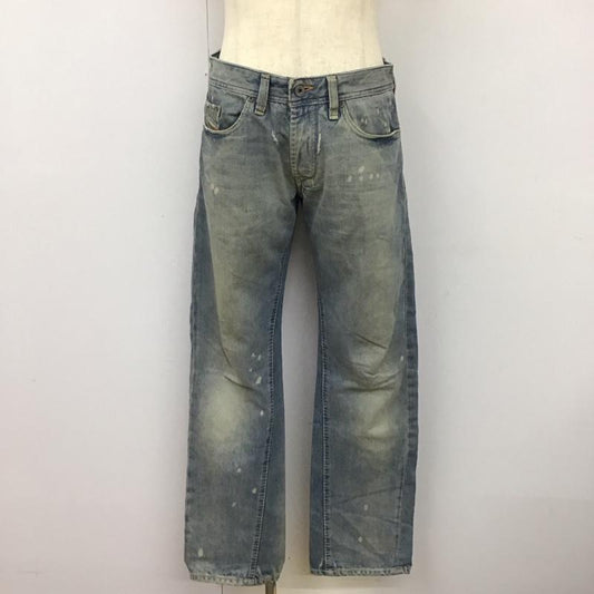 ディーゼル DIESEL パンツ デニム、ジーンズ デニムパンツ ワーカージーンズ カジュアルパンツ ストレートパンツ 32インチ 無地 インディゴ / インディゴ /  メンズ USED 古着 中古 10112066