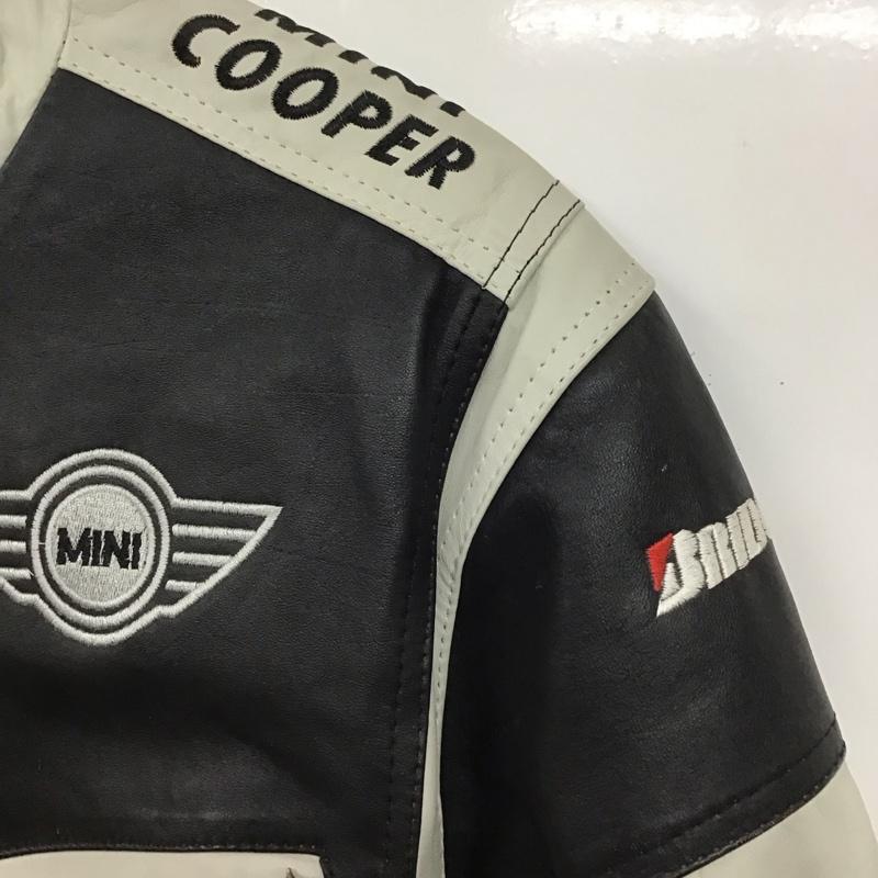 古着 USED ジャケット、上着 ジャケット、ブレザー ジップアップジャケット アウター 古着 minicooper XL ロゴ、文字 黒 / ブラック / X 灰 / グレー /  メンズ USED 古着 中古 10136135
