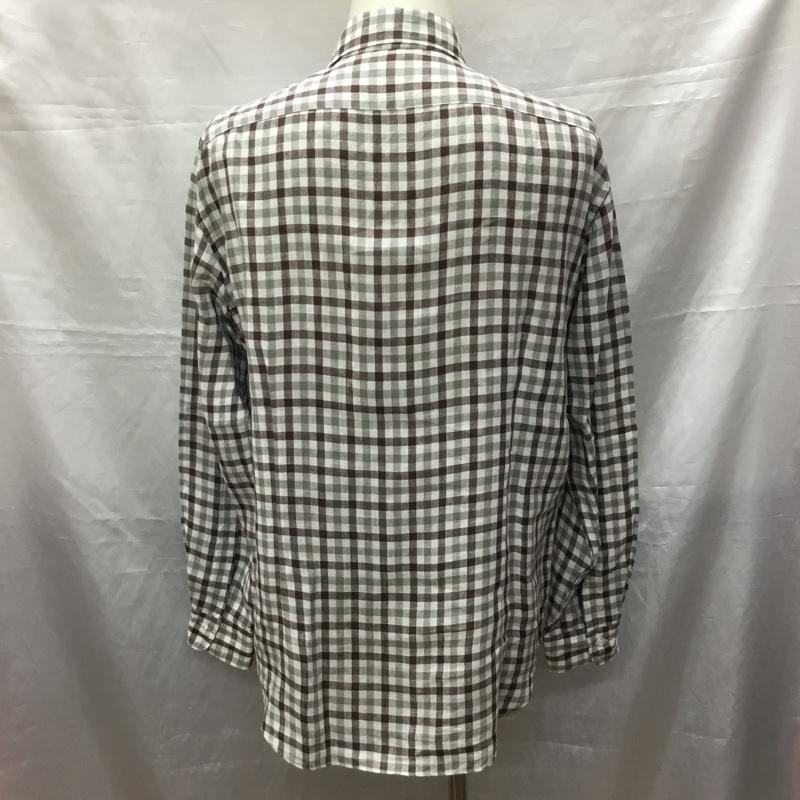カマクラシャツ 鎌倉シャツ シャツ、ブラウス 長袖 長袖シャツ カラーシャツ ポケットシャツ 長袖カットソー チェックシャツ L チェック マルチカラー / マルチカラー /  メンズ USED 古着 中古 10119403