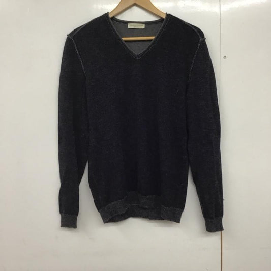 ロベルトコリーナ ROBERTO COLLINA ニット、セーター 長袖 長袖ニットカットソー Vネック セーター 無地 インディゴ / インディゴ /  メンズ USED 古着 中古 10140974