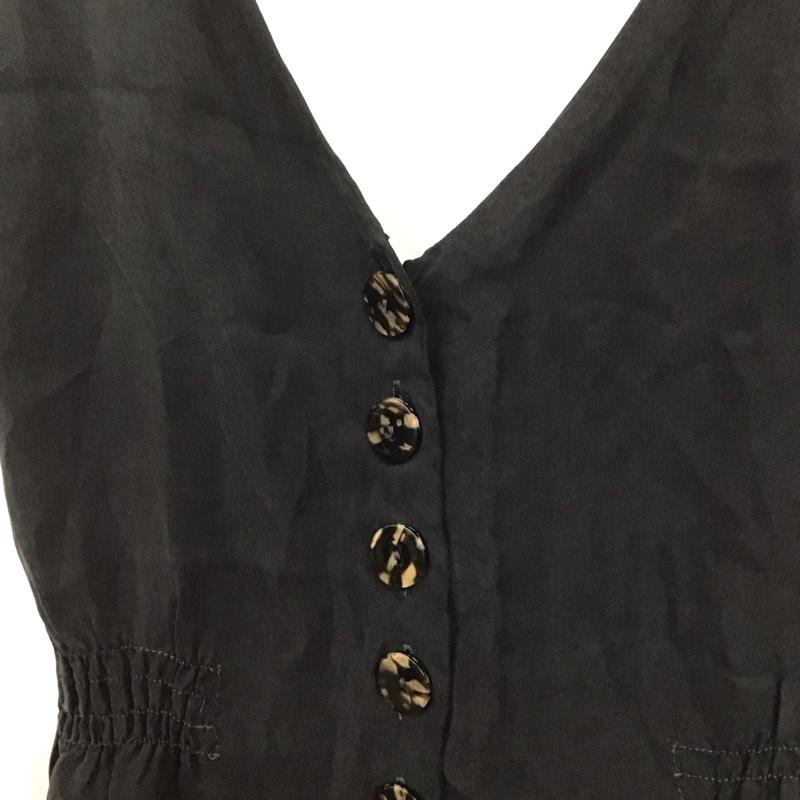 ザラ ZARA サロペット・オーバーオール サロペット、オーバーオール 4117 007 800 S 無地 黒 / ブラック /  レディース USED 古着 中古 10144430