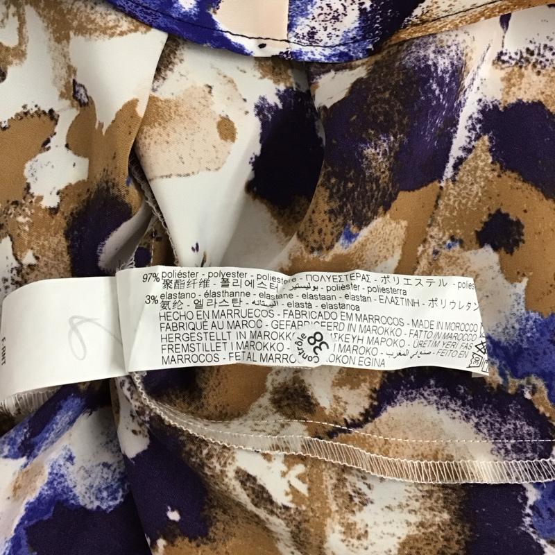 ザラ ZARA シャツ、ブラウス 長袖 XS 総柄 マルチカラー / マルチカラー /  レディース USED 古着 中古 10129305