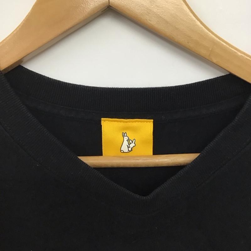 エフアールツー FR2 Tシャツ 半袖 半袖カットソー プリントTシャツ クルーネックカットソー XL プリント 黒 / ブラック /  メンズ USED 古着 中古 10145045