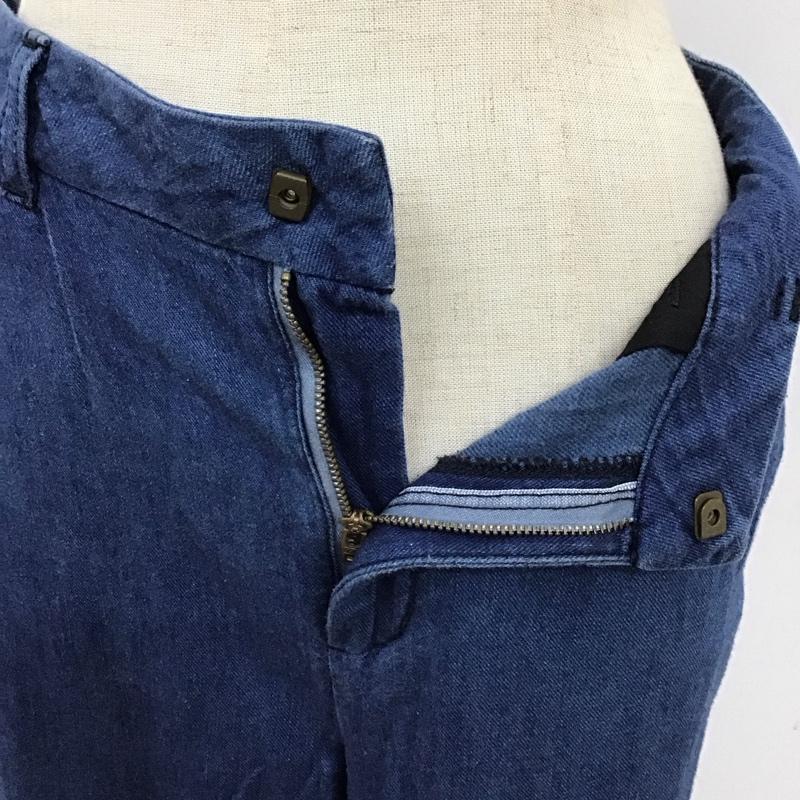 マウジー MOUSSY ボトムス ボトムス 0108SW30-1900 ワイドパンツ ガウチョパンツ 1 無地 インディゴ / インディゴ /  レディース USED 古着 中古 10117735