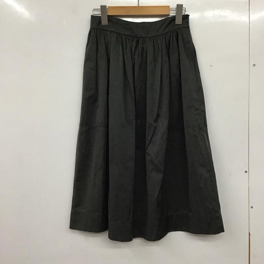 ザラ ZARA スカート ひざ丈スカート XS 無地 チャコールグレー / チャコールグレー /  レディース USED 古着 中古 10136631