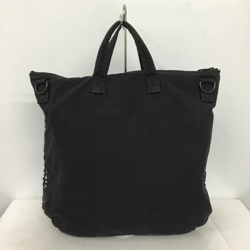 ポータークラシック Porter Classic トートバッグ トートバッグ Canvas Net Helmet Bag キャンバスネットヘルメットバッグ 無地 黒 / ブラック /  メンズ USED 古着 中古 10147571