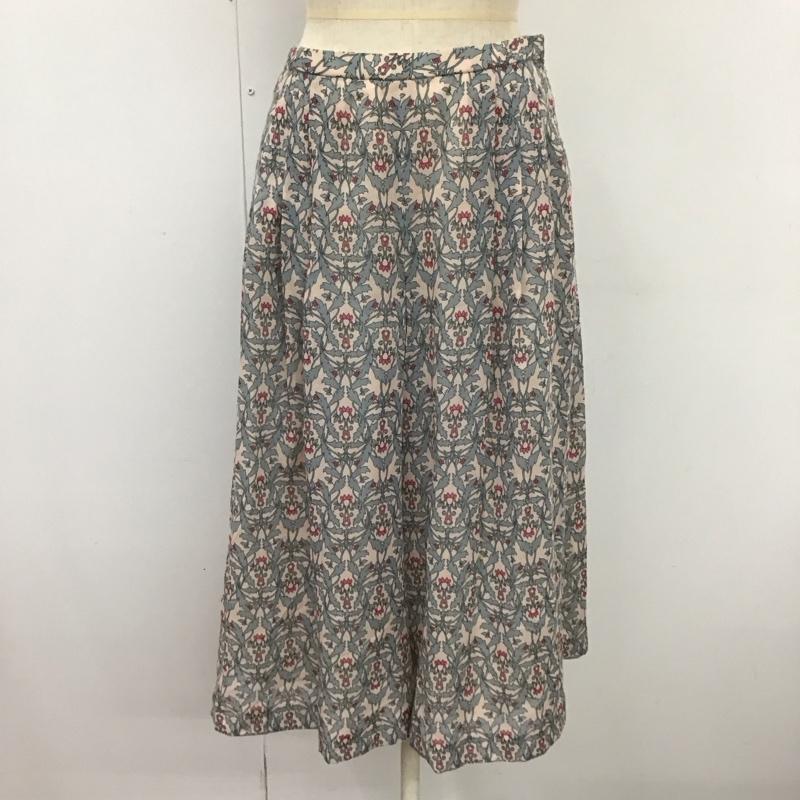 レリアン LEILIAN パンツ ショートパンツ 5分丈パンツ フレアパンツ 総柄プリントパンツ S プリント マルチカラー / マルチカラー /  レディース USED 古着 中古 10119473
