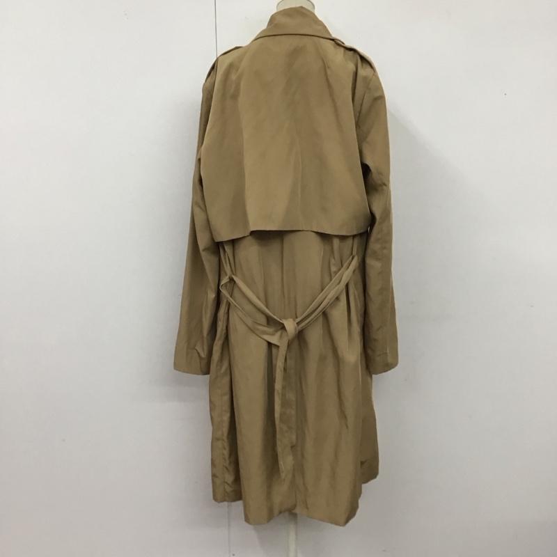 ザラ ZARA コート トレンチコート M 無地 ベージュ / ベージュ /  レディース USED 古着 中古 10122544