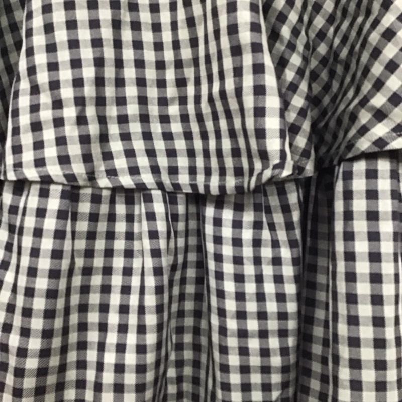 ダブルクローゼット w closet スカート ロングスカート FREE チェック 黒 / ブラック / X 緑 / グリーン /  レディース USED 古着 中古 10129624