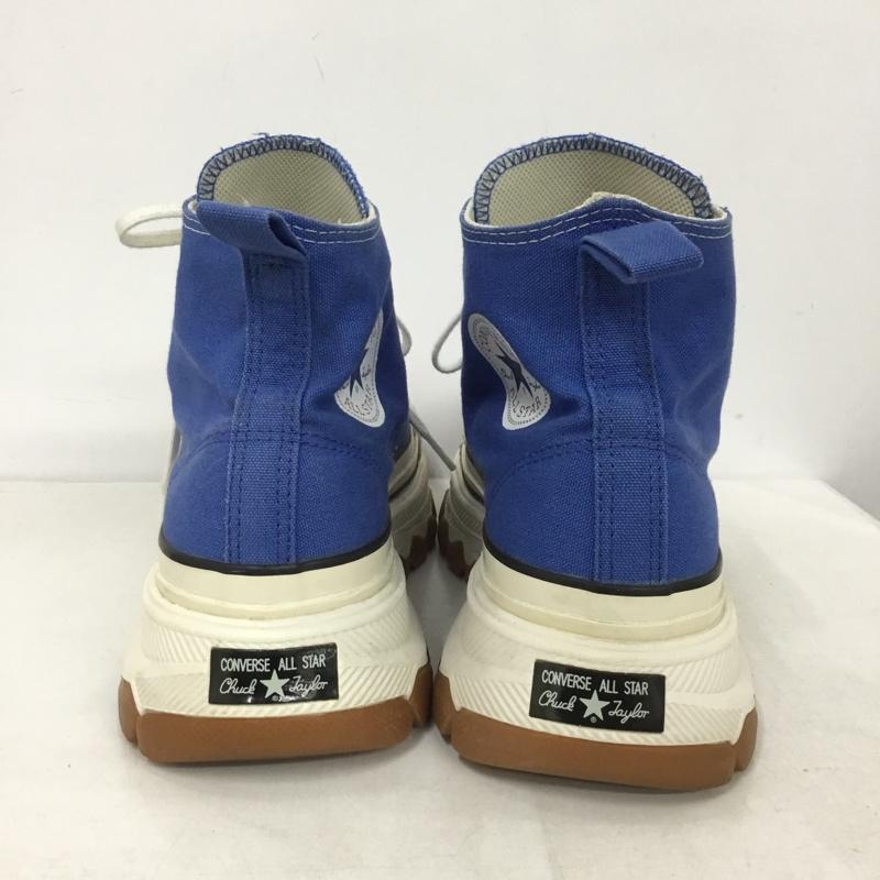 コンバース CONVERSE スニーカー スニーカー 1SD035 ALL STAR 100 TREKWAVE HI 厚底 27.5cm 27.5cm ロゴ、文字 青 / ブルー /  メンズ USED 古着 中古 10143964