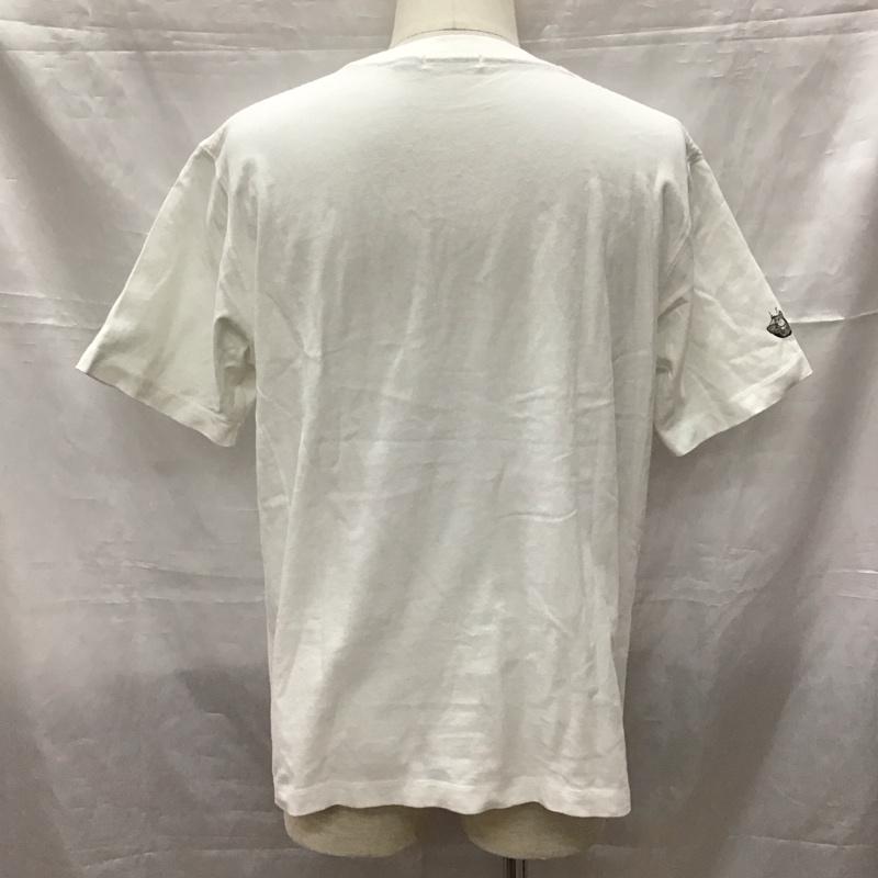 ベイフロー BAYFLOW Tシャツ 半袖 半袖カットソー プリントTシャツ クルーネックカットソー 2 ロゴ、文字 白 / ホワイト /  メンズ USED 古着 中古 10116176