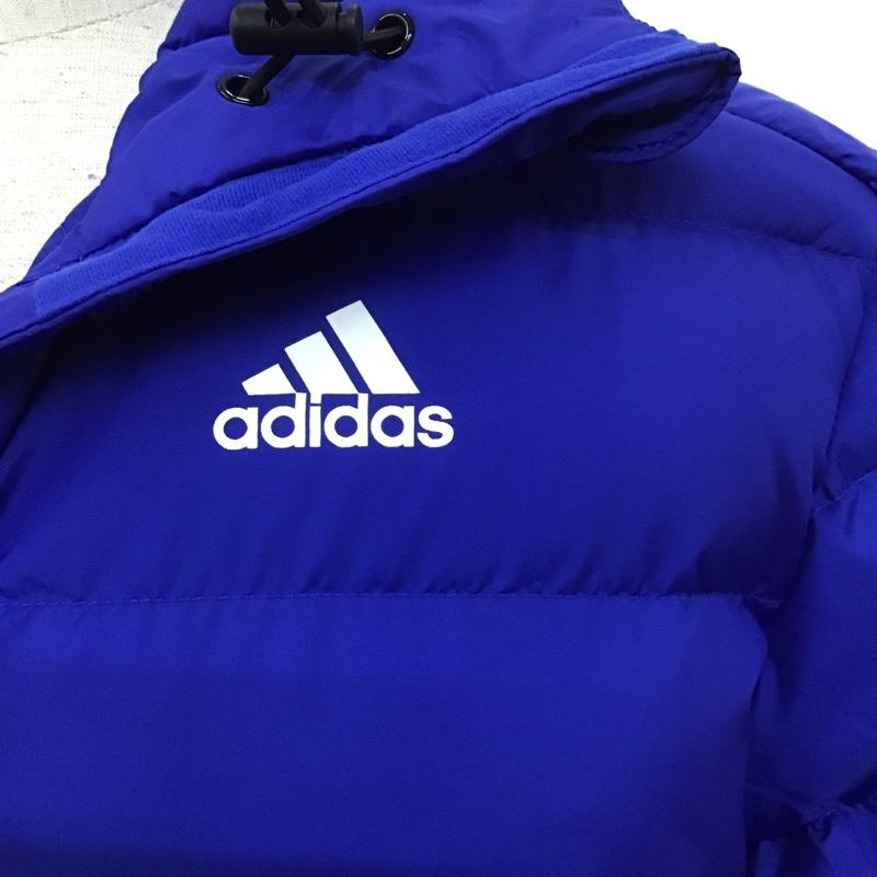 アディダス adidas ジャケット、上着 ジャケット、ブレザー GT1675 Itavic スリーストライプス ミッドウェイト フード付きジャケット M ロゴ、文字 青 / ブルー / X 白 / ホワイト /  メンズ USED 古着 中古 10106848