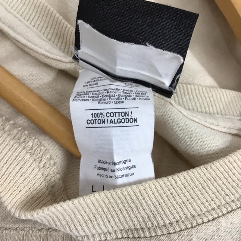 スラッシャー THRASHER Tシャツ 長袖 L ロゴ、文字 ベージュ / ベージュ /  メンズ USED 古着 中古 10130150