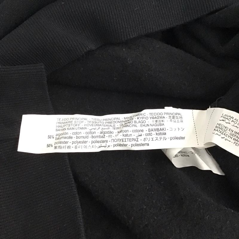 ザラ ZARA トレーナー 長袖 セーラー 襟付 S 無地 黒 / ブラック /  レディース USED 古着 中古 10141317
