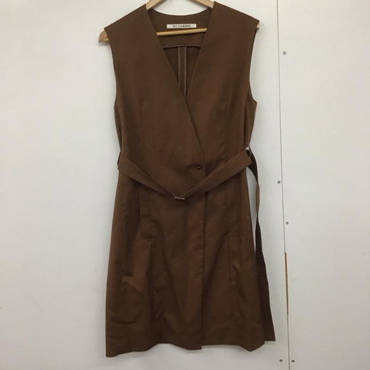 スライ SLY ベスト ベスト WAISTBELTGILET-S 0309SR33-0160 FREE 無地 茶 / ブラウン /  レディース USED 古着 中古 10140505