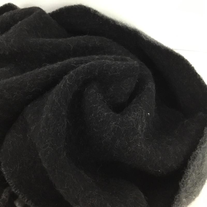 ポロラルフローレン POLO RALPH LAUREN マフラー マフラー ビッグポニー フリンジ  黒 / ブラック / X 灰 / グレー /  メンズ USED 古着 中古 10144333