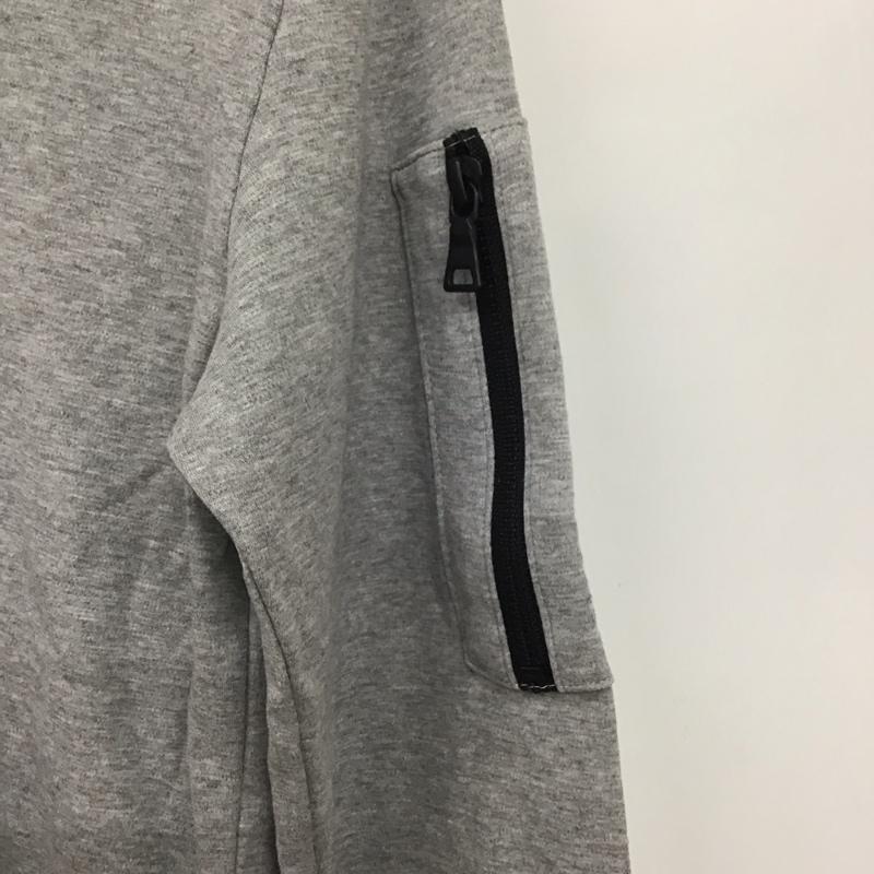 バーバリーブラックレーベル BURBERRY BLACK LABEL Tシャツ 長袖 ハーフジップ 2 無地 灰 / グレー /  メンズ USED 古着 中古 10130163