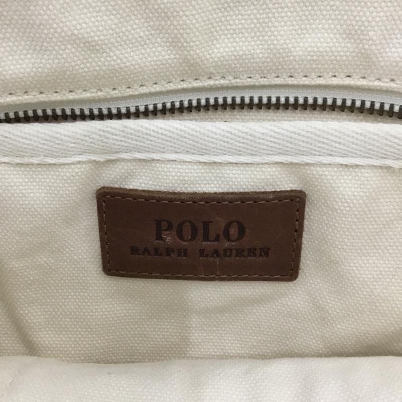 ポロラルフローレン POLO RALPH LAUREN トートバッグ トートバッグ ポロベア キャンバス ワンポイント アイボリー / アイボリー /  レディース USED 古着 中古 10142098