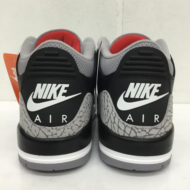 ナイキ NIKE スニーカー スニーカー DN3707-010 Air Jordan 3 Retro Black Cement 27.0cm  黒 / ブラック /  メンズ USED 古着 中古 10129381
