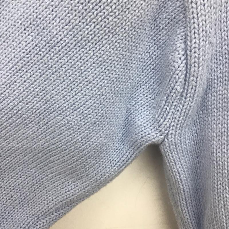 ザラ ZARA ニット、セーター 長袖 S 無地 水色 / ライトブルー /  レディース USED 古着 中古 10140290
