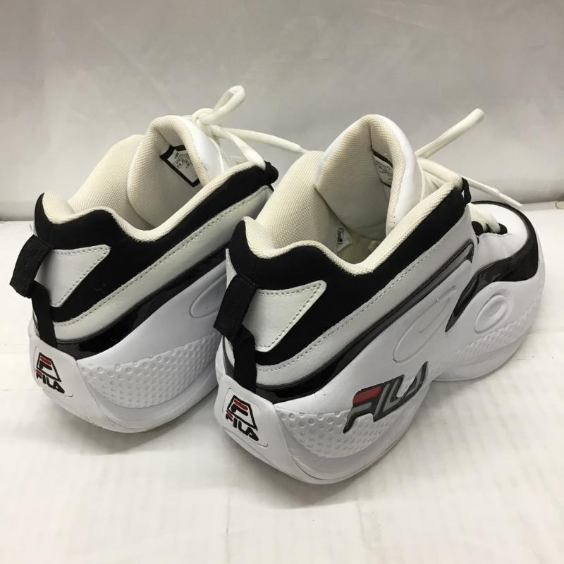 フィラ FILA スニーカー スニーカー F0478 0120 Grant Hill 3 28cm 28.0cm ロゴ、文字 白 / ホワイト / X 黒 / ブラック /  メンズ USED 古着 中古 10119903