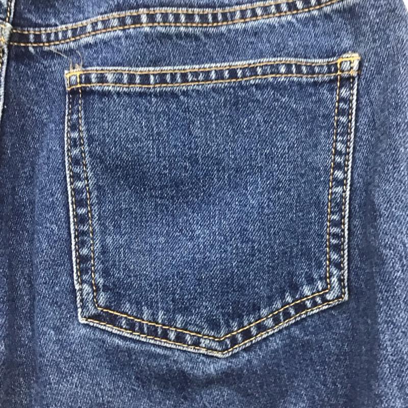 ザラ ZARA パンツ デニム、ジーンズ デニムパンツ ワイドパンツ カジュアルパンツ 36インチ 無地 インディゴ / インディゴ /  レディース USED 古着 中古 10142458