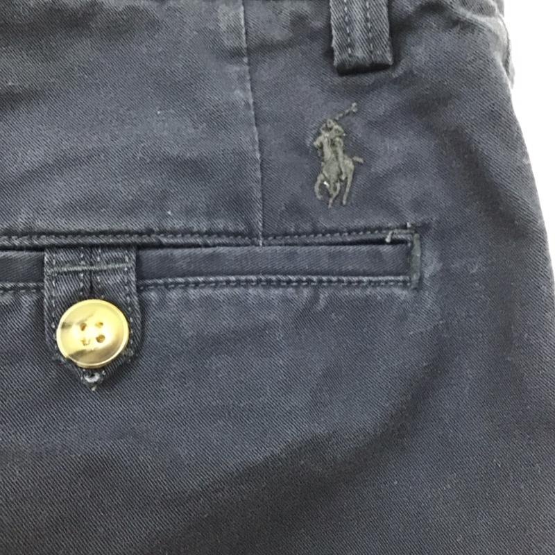 ポロラルフローレン POLO RALPH LAUREN パンツ ショートパンツ ハーフパンツ ショートパンツ カジュアルパンツ 31インチ 無地 紺 / ネイビー /  メンズ USED 古着 中古 10118285