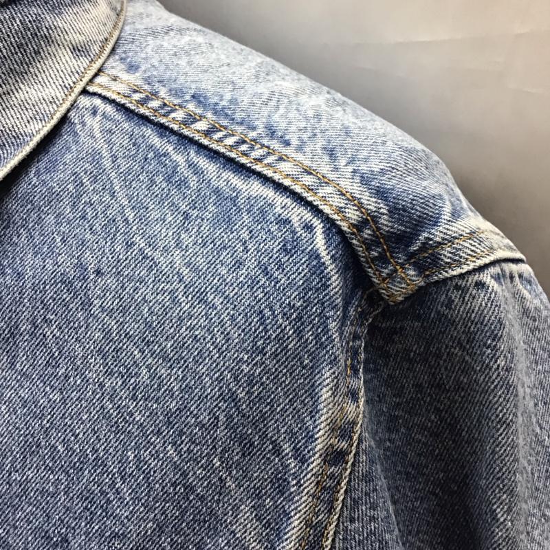 リーバイス Levi s ジャケット、上着 ジャケット、ブレザー デニムジャケット カラージャケット 長袖ジャケット Gジャン 無地 インディゴ / インディゴ /  メンズ USED 古着 中古 10113575