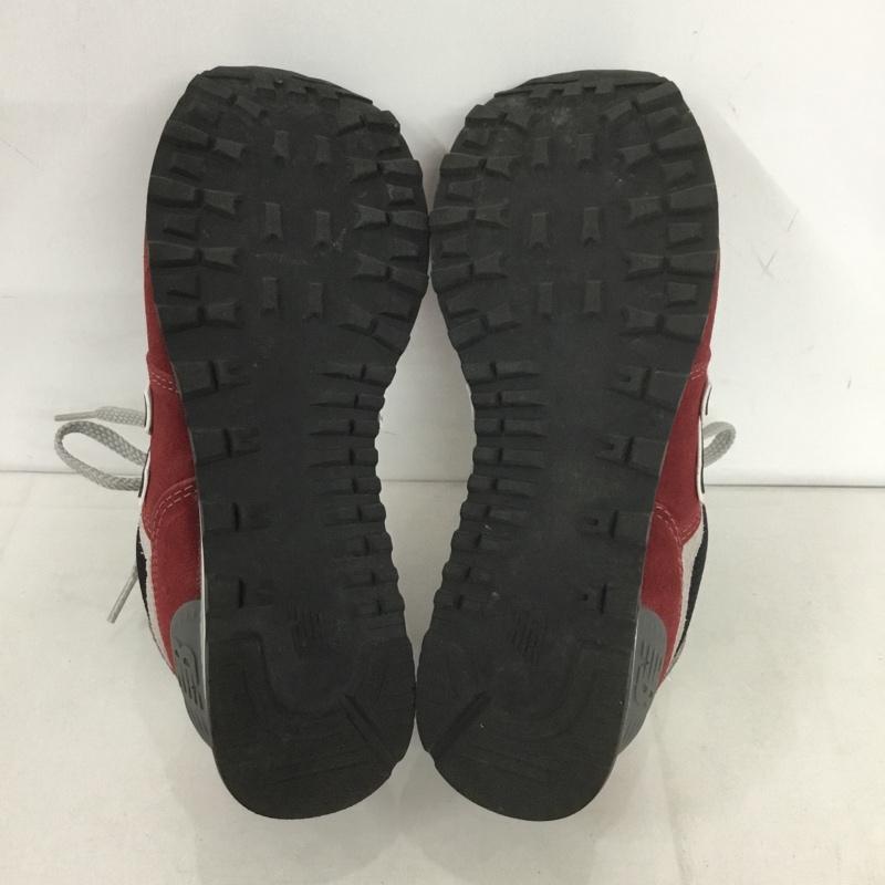 ニューバランス New Balance スニーカー スニーカー ML574EH2 24cm 24.0cm ロゴ、文字 赤 / レッド / X 紺 / ネイビー / X 灰 / グレー /  レディース USED 古着 中古 10140035