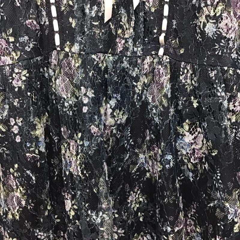 アクシーズファム axes femme ワンピース ロングスカート ci361x71 フローラルレースワンピース M 総柄 X 花柄 紺 / ネイビー /  レディース USED 古着 中古 10147853
