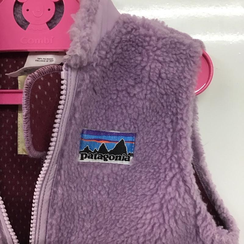 パタゴニア patagonia ベスト ベスト ボアベスト 無地 紫 / パープル / X 桃 / ピンク /  ガールズ USED 古着 中古 10138185
