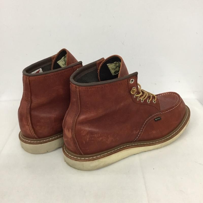 レッドウィング RED WING ブーツ ショートブーツ 8864 6inch Classic Moc GORE-TEX 29cm US：11 無地 茶 / ブラウン /  メンズ USED 古着 中古 10130772
