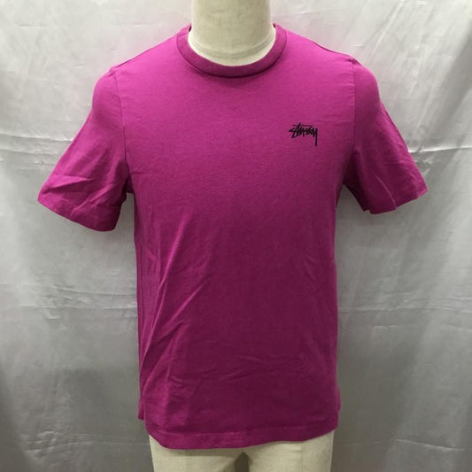 ステューシー STUSSY Tシャツ 半袖 XS ロゴ、文字 紫 / パープル /  メンズ USED 古着 中古 10113436