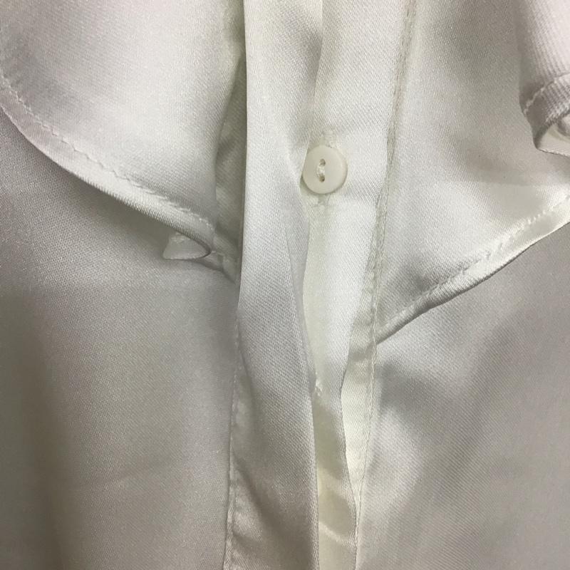 ザラ ZARA シャツ、ブラウス 長袖 長袖シャツ フレアシャツ カジュアルシャツ S 無地 白 / ホワイト /  レディース USED 古着 中古 10132651