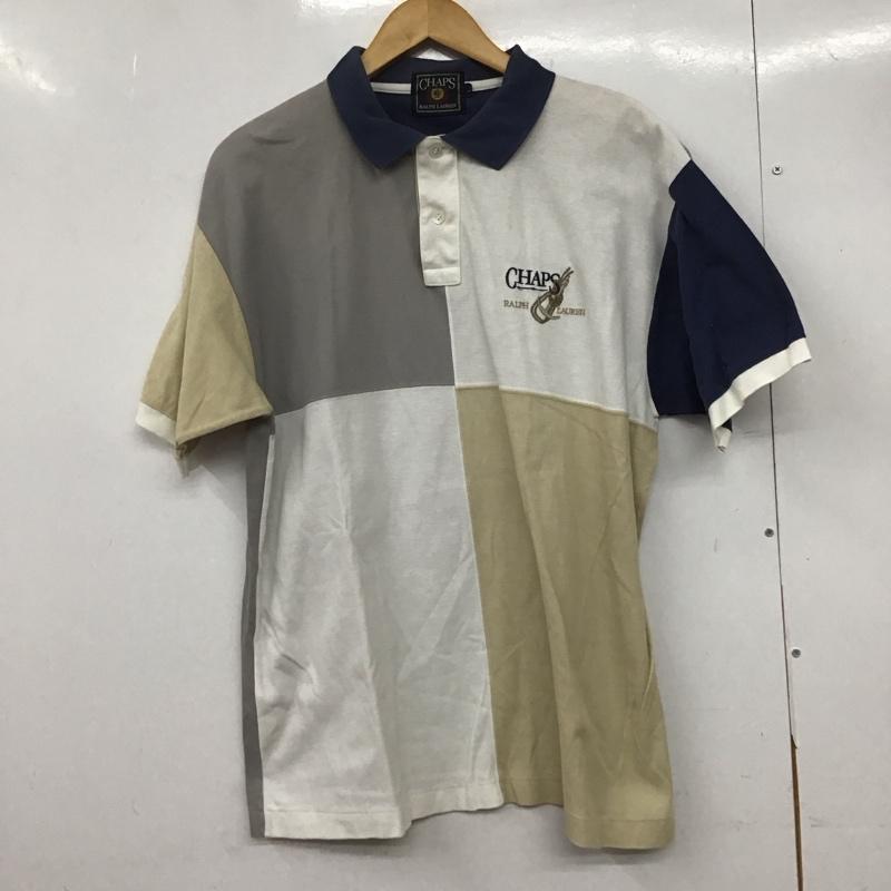 チャップス CHAPS ポロシャツ 半袖 L 無地 マルチカラー / マルチカラー /  メンズ USED 古着 中古 10145654