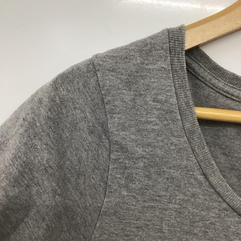 ヒステリックグラマー HYSTERIC GLAMOUR Tシャツ 半袖 FREE ロゴ、文字 X プリント 灰 / グレー /  レディース USED 古着 中古 10139918