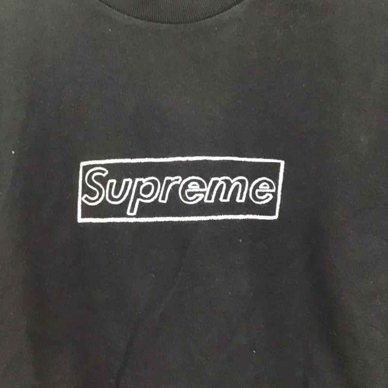 シュプリーム Supreme Tシャツ 半袖 KAWS Chalk Logo Tee 21SS M ロゴ、文字 黒 / ブラック /  メンズ USED 古着 中古 10144020