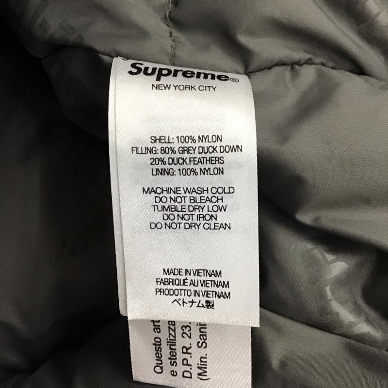 シュプリーム Supreme ジャケット、上着 ダウンジャケット 21AW GORE-TEX700-FillDownJacket ダウンジャケット ジップアップジャケット XL ロゴ、文字 紺 / ネイビー /  メンズ USED 古着 中古 10131365