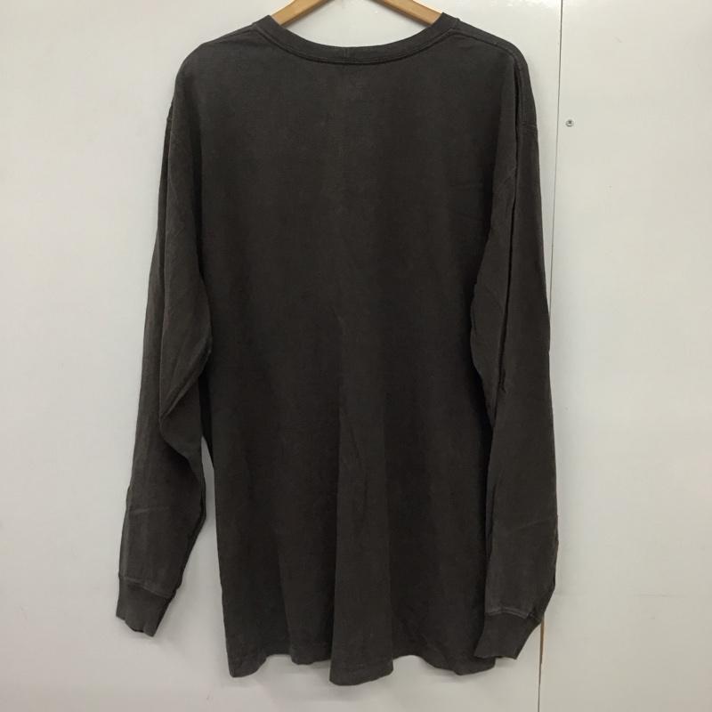カーハート Carhartt Tシャツ 長袖 XL 無地 茶 / ブラウン /  メンズ USED 古着 中古 10141114