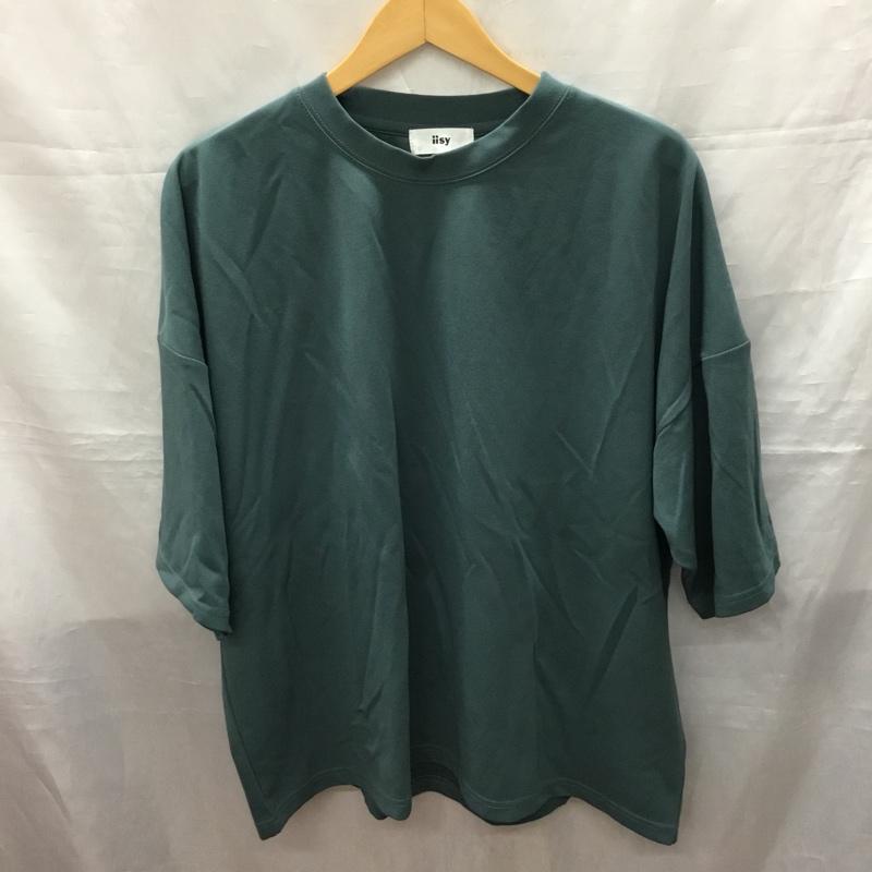 古着 USED Tシャツ 半袖 iisy BWM-02000-A オーバーサイズ M ワンポイント 緑 / グリーン /  メンズ USED 古着 中古 10119320